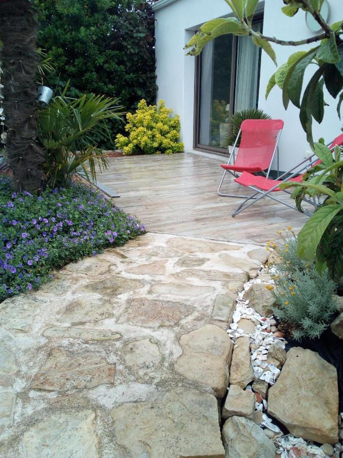 Les Palmiers - Vacation Home Saint-Xandre Ngoại thất bức ảnh